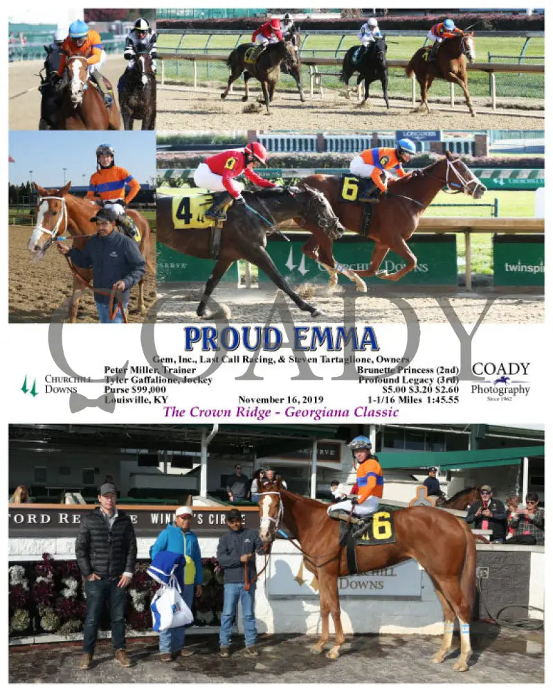 Proud Emma - 11-16-19 R02 Cd Churchill Downs