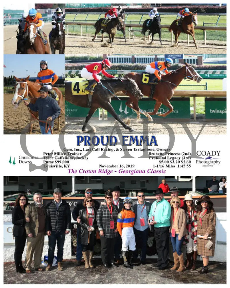 Proud Emma - 11-16-19 R02 Cd Group Churchill Downs
