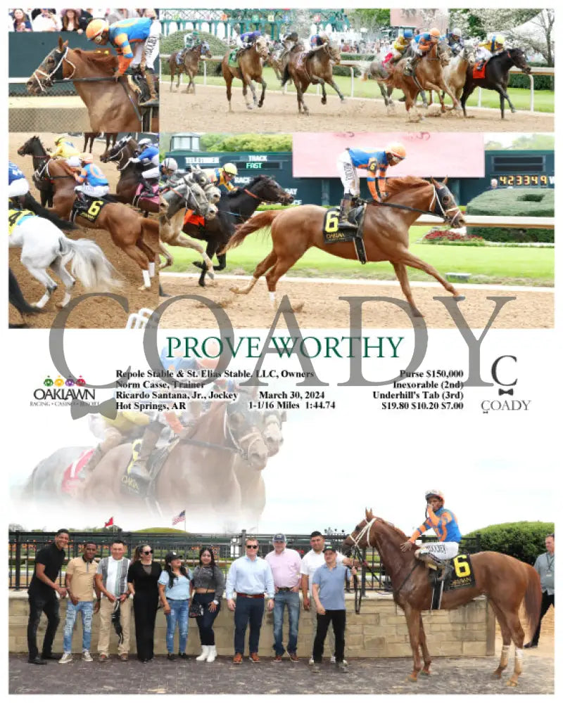 Prove Worthy - 03 - 30 - 24 R08 Op Oaklawn Park