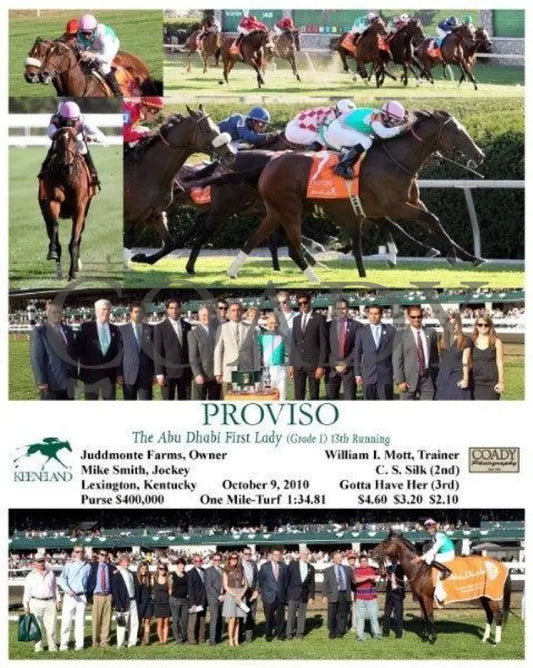 Proviso - Abu Dhabi First Lady Keeneland