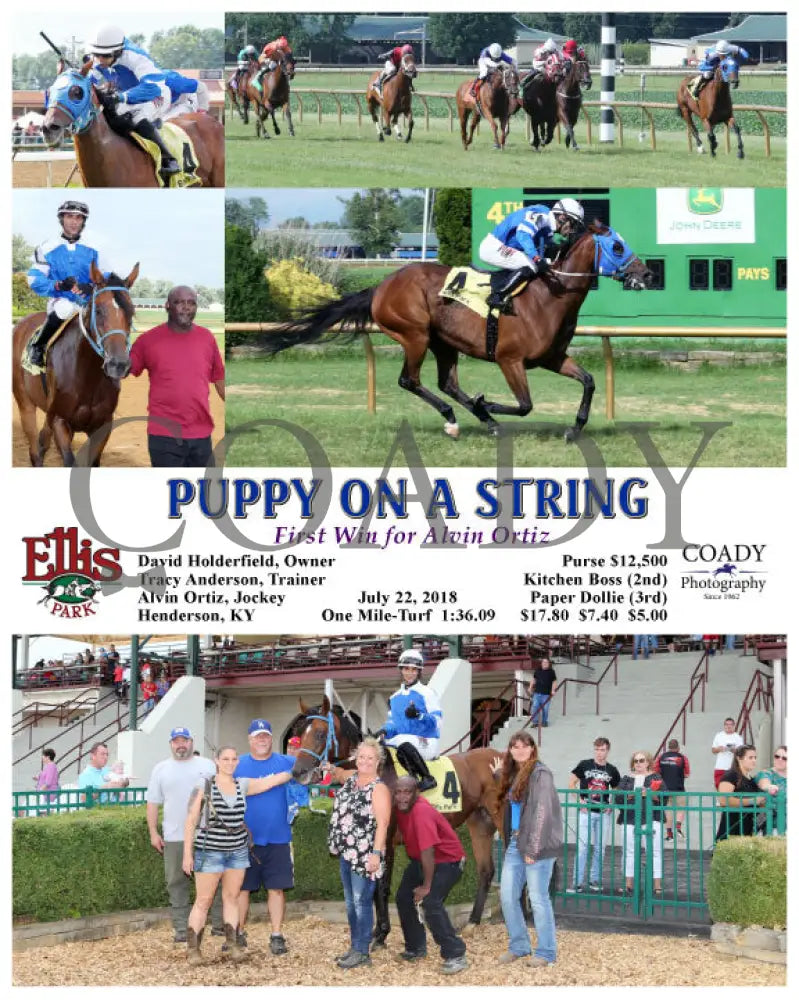 Puppy On A String - 072218 Race 09 Elp Ellis Park