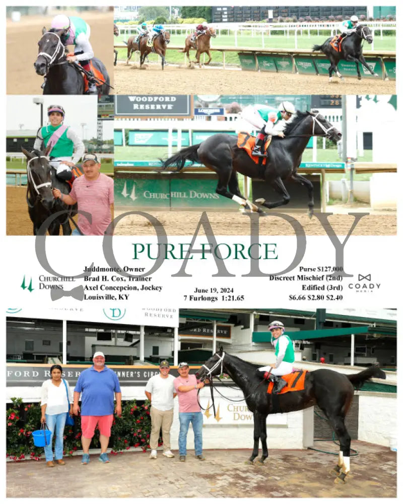 Pure Force - 06-19-24 R07 Cd Churchill Downs