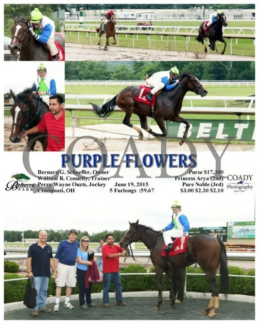 Purple Flowers - 061915 Race 01 Btp Belterra Park