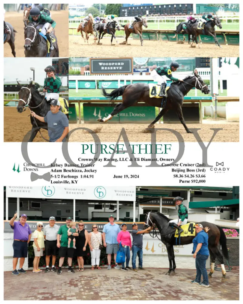 Purse Thief - 06-19-24 R03 Cd Churchill Downs