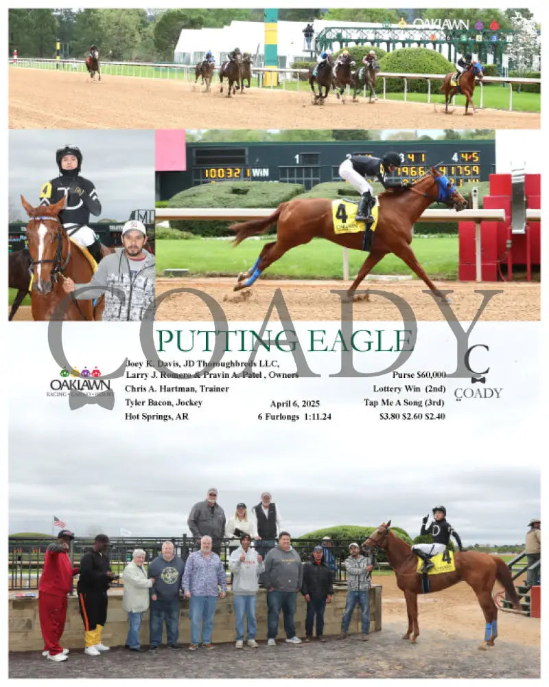 PUTTING EAGLE - 04-06-25 - R09 - OP Oaklawn Park