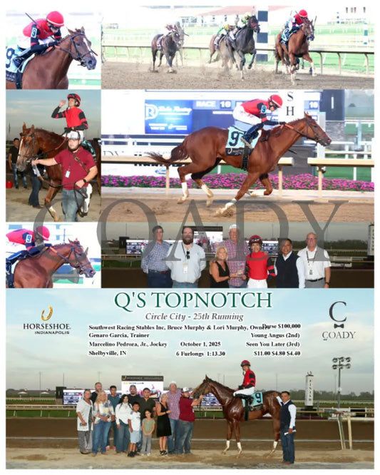 Q'S TOPNOTCH - Circle City - 25th Running - 10-01-25 - R10 - IND - Coady Media - Kurtis Coady Photography