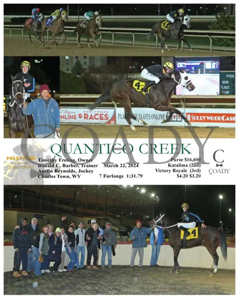 Quantico Creek - 03 - 22 - 24 R08 Ct Hollywood Casino At Charles Town Races