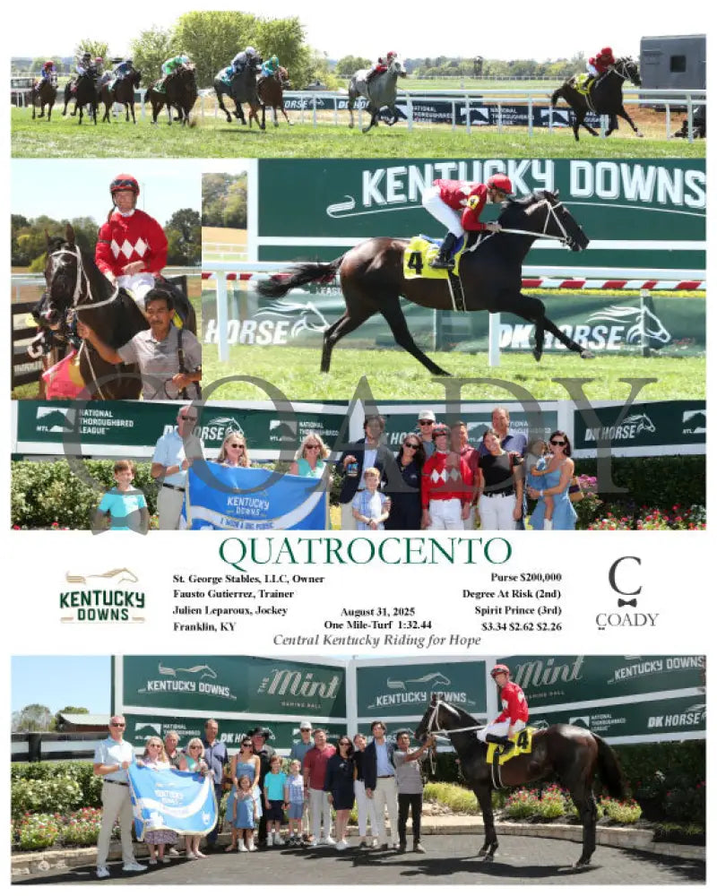 QUATROCENTO 08 31 25 R03 KD Churchill Downs