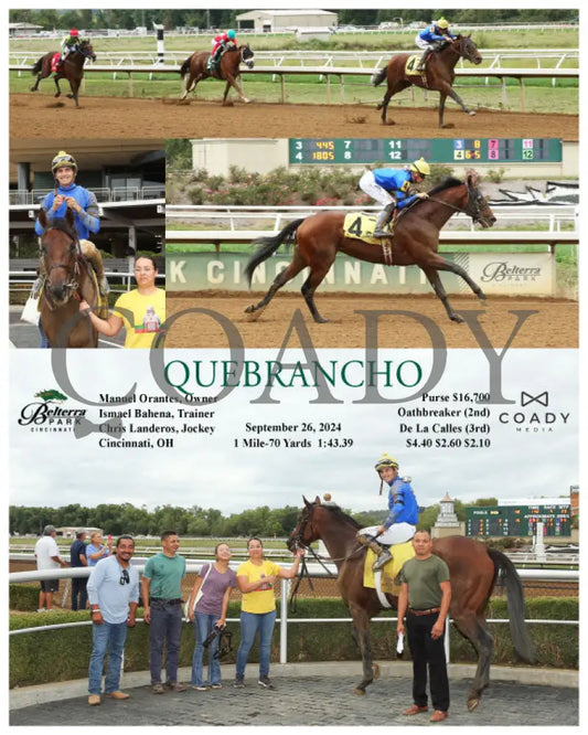 Quebrancho - 092624 Race 03 Btp Belterra Park