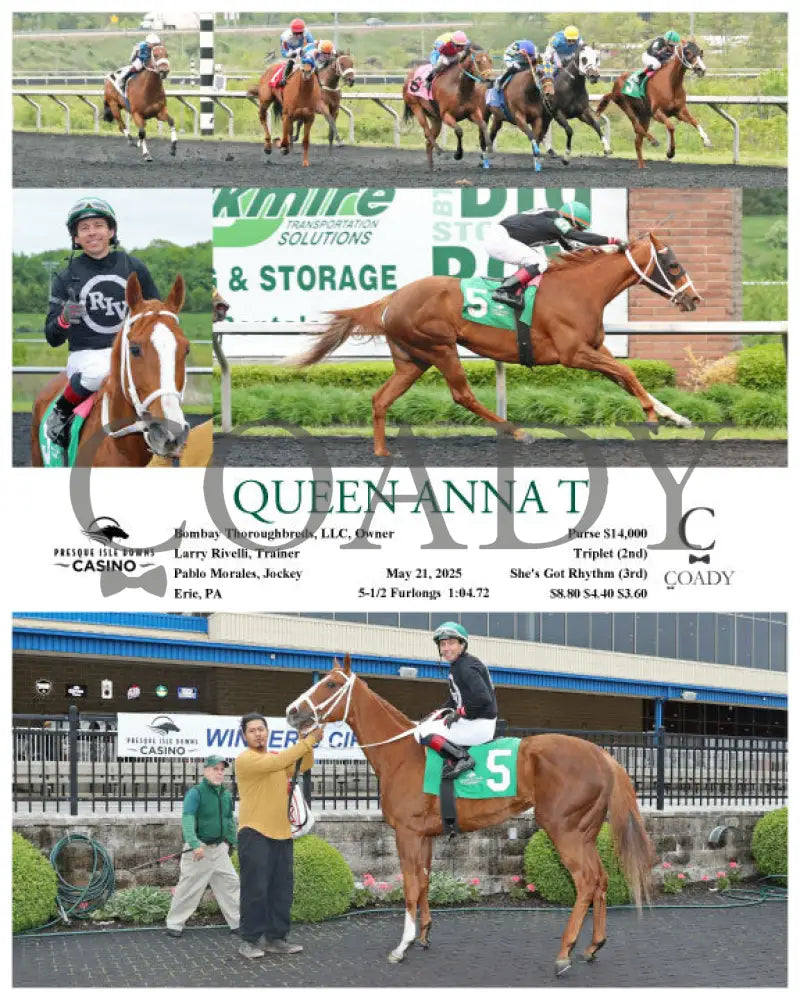 QUEEN ANNA T - 05-21-25 - R03 - PID Presque Isle Downs