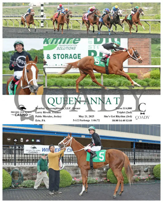 QUEEN ANNA T - 05-21-25 - R03 - PID Presque Isle Downs