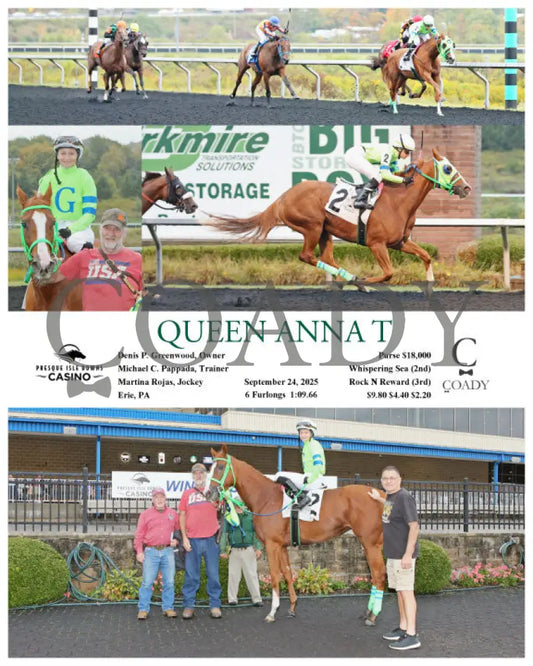 QUEEN ANNA T - 09-24-25 - R06 - PID Presque Isle Downs
