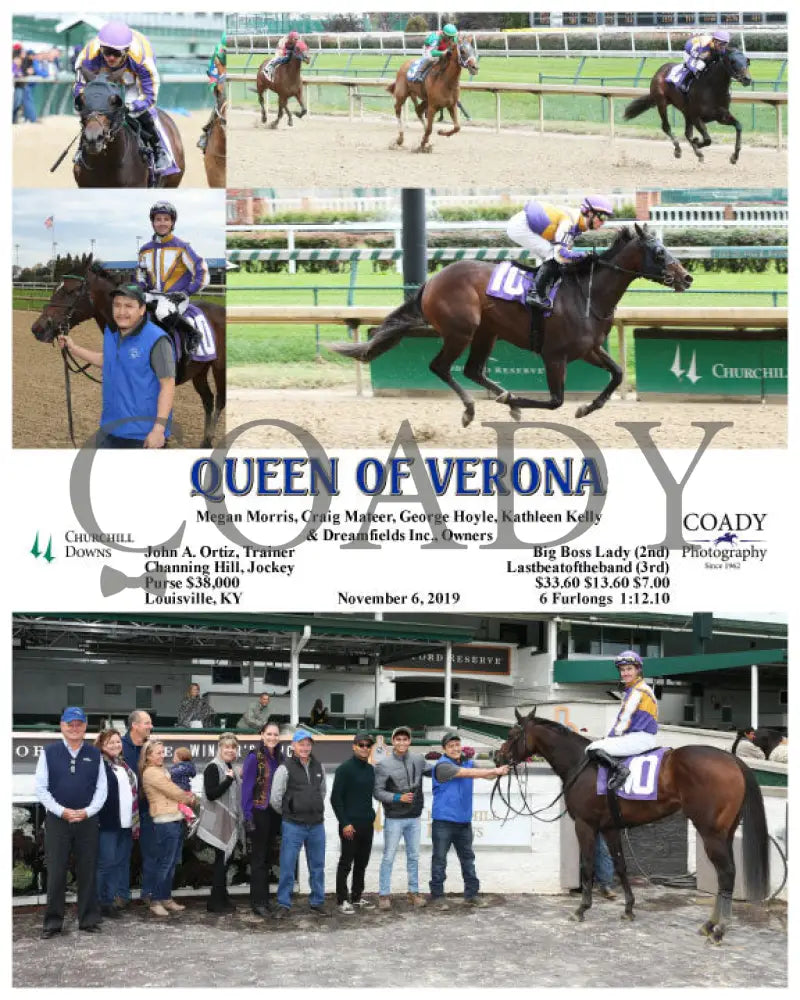 Queen Of Verona - 11-06-19 R03 Cd Churchill Downs