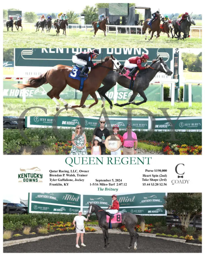 Queen Regent - 09-05-24 R06 Kd Kentucky Downs