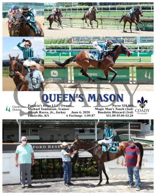 Queen’s Mason - 06-06-20 R05 Cd Churchill Downs