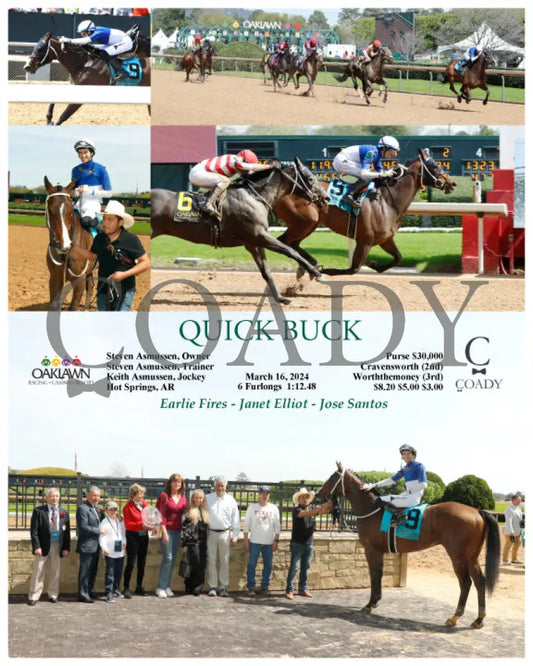 Quick Buck - 03 - 16 - 24 R04 Op Oaklawn Park