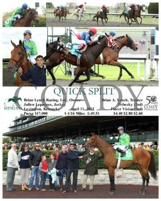 Quick Split - 041112 Race 02 Keeneland