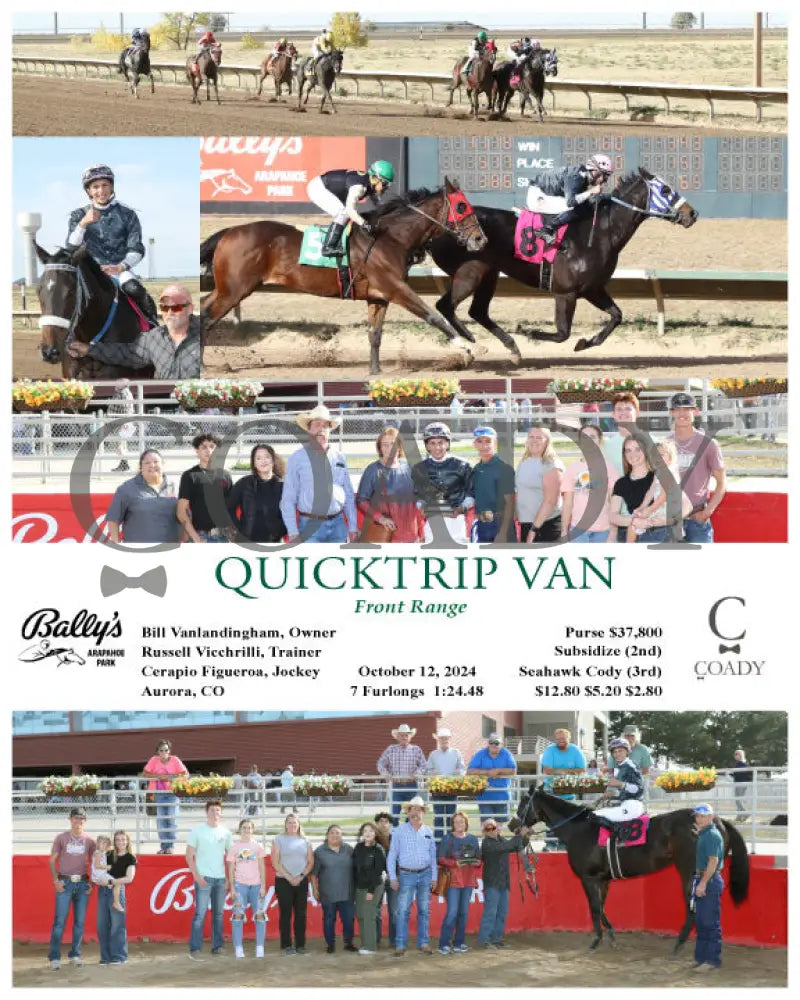 Quicktrip Van - Front Range 10-12-24 R07 Arp Arapahoe Park