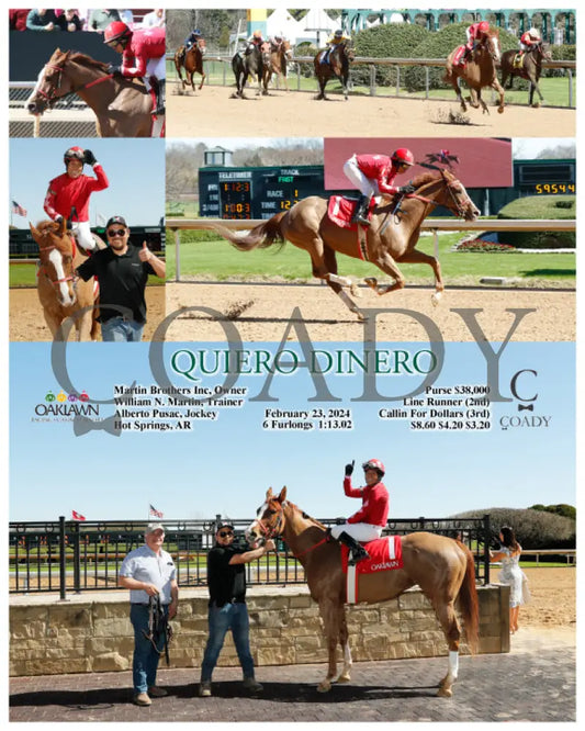 Quiero Dinero - 02-23-24 R01 Op Oaklawn Park