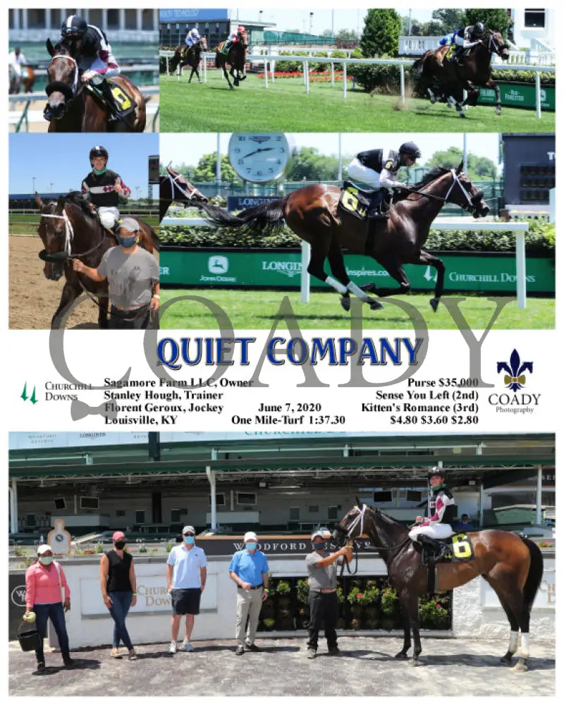 Quiet Company - 06-07-20 R04 Cd Churchill Downs
