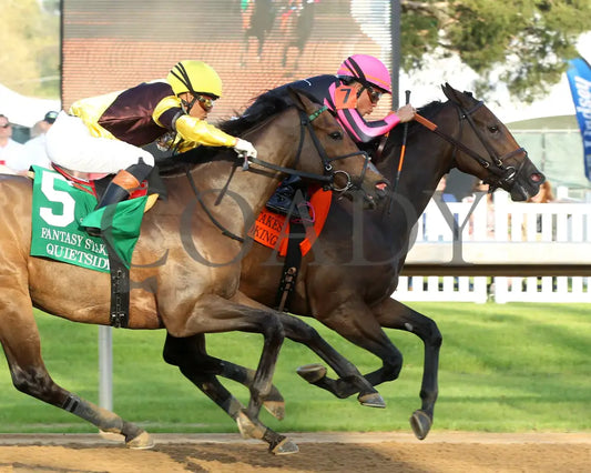 QUIETSIDE - Fantasy Stakes G2 - 53rd Running - 03-29-25 - R12 - OP - Turn 02 - Coady Media - Kurtis Coady Photography