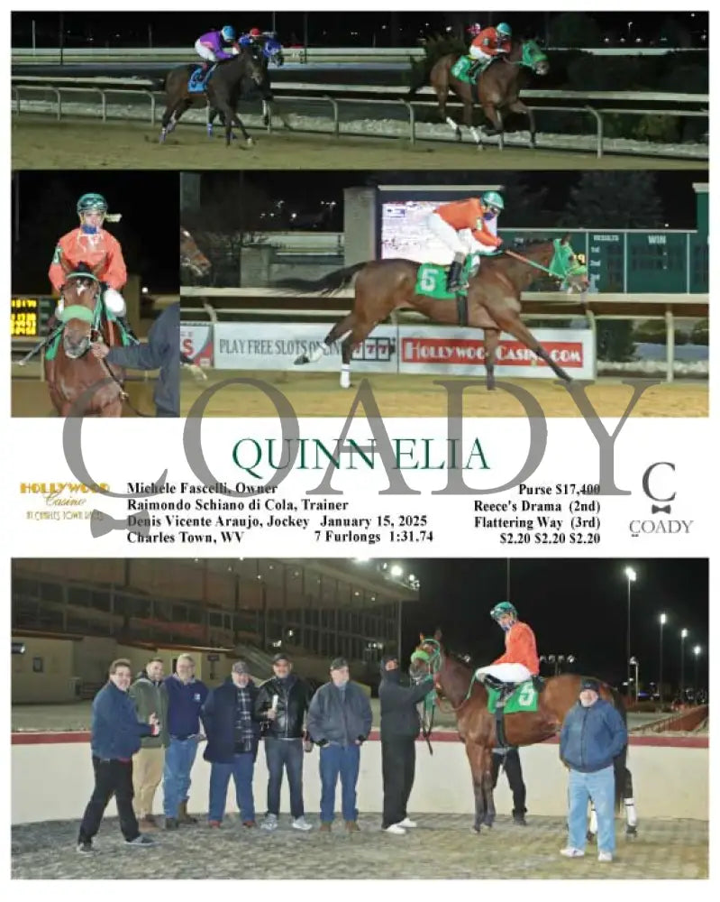 Quinn Elia - 01-15-25 R01 Ct Hollywood Casino At Charles Town Races