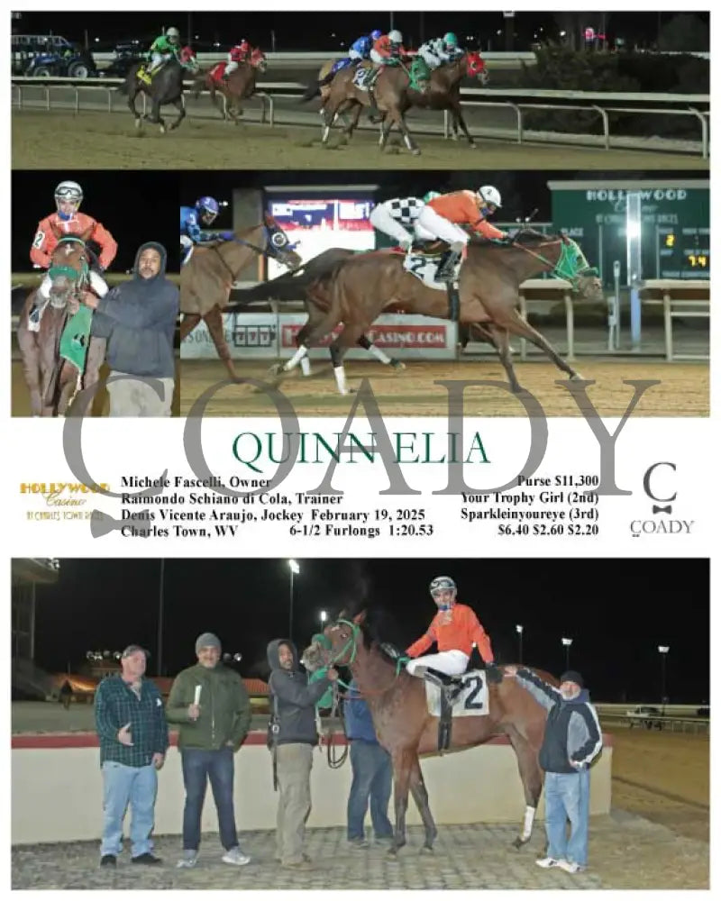 QUINN ELIA - 02-19-25 - R02 - CT Hollywood Casino at Charles Town Races