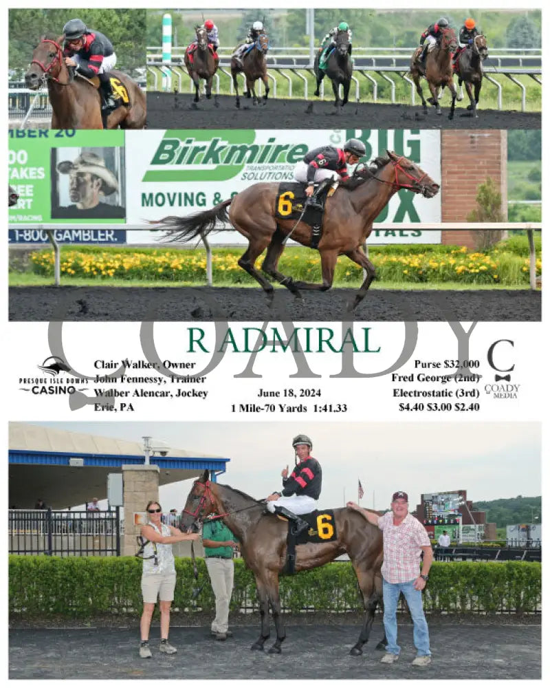 R Admiral - 06-18-24 R07 Pid Presque Isle Downs