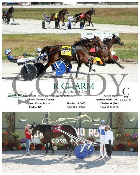 R CHARM - 101425 - Race 10 - CMR Presque Isle Downs
