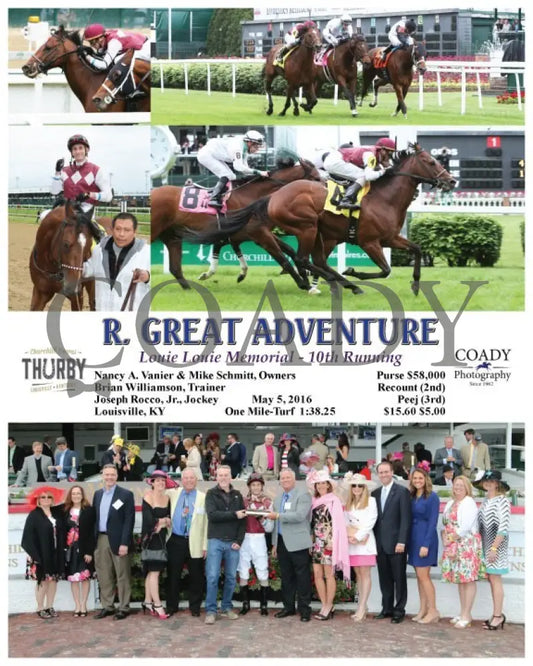 R. Great Adventure - 050516 Race 08 Cd Group Churchill Downs