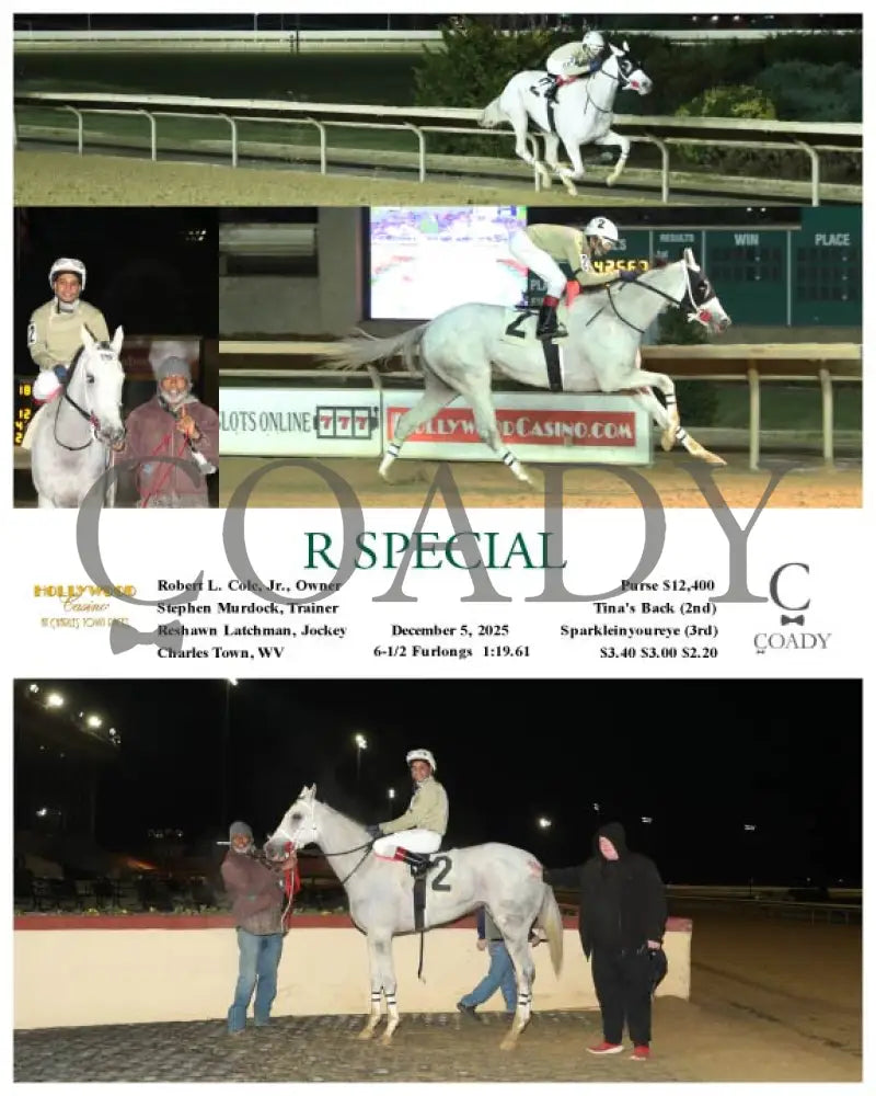 R SPECIAL - 12-05-25 - R08 - CT Hollywood Casino at Charles Town Races