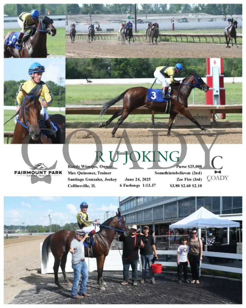 R U JOKING - 06-24-25 - R08 - FP Fanduel Sportsbook Horse Racing