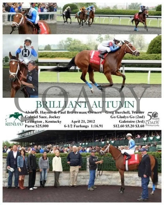 Race 03 Brilliant Autumn 042112 Keeneland