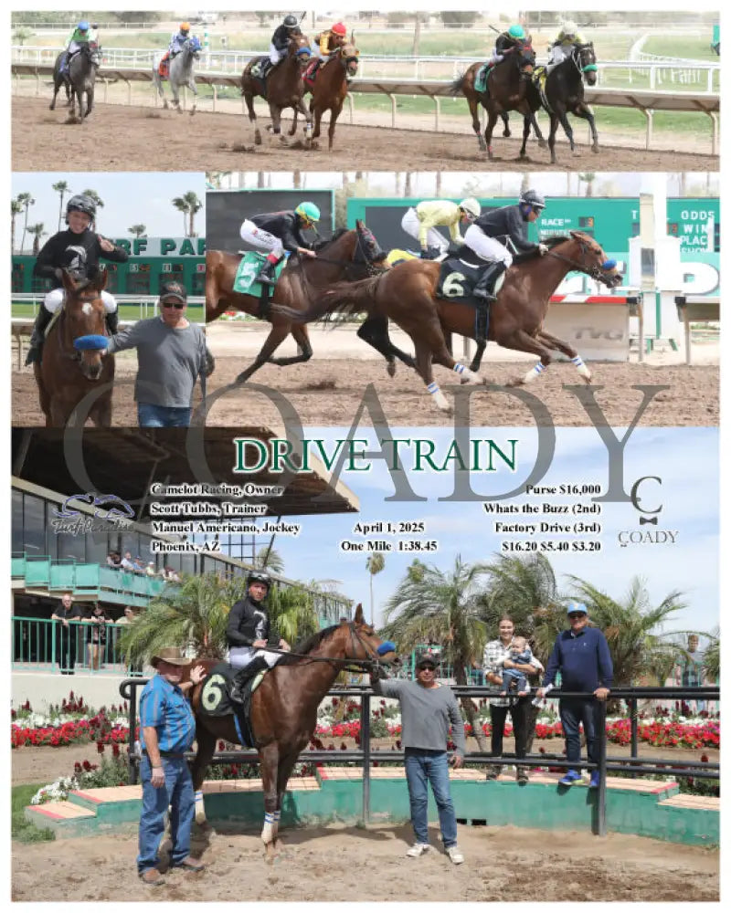 Race 03 DRIVE TRAIN 040125 Turf Paradise Turf Paradise