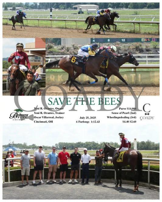 Race 04 SAVE THE BEES 072525 Belterra Park Indiana Grand