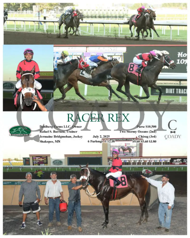 RACER REX - 07-02-25 - R07 - CBY Ruidoso Downs