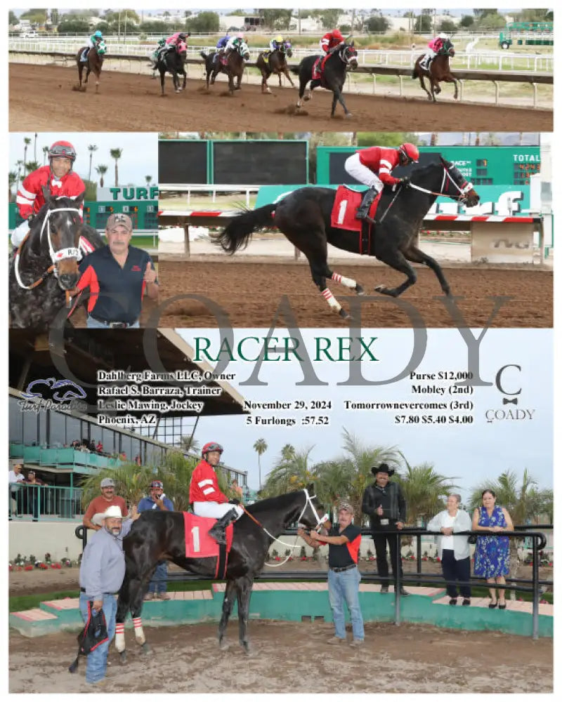 Racer Rex - 11-29-24 R07 Tup Turf Paradise