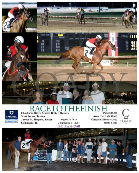 Racetothefinish - 08-24-24 R08 Fan Fanduel Sportsbook Horse Racing