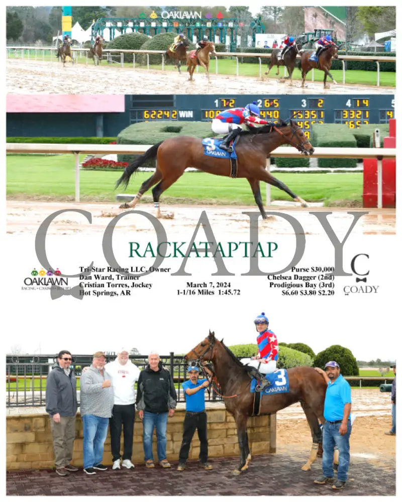 Rackataptap - 03 - 07 - 24 R01 Op Oaklawn Park