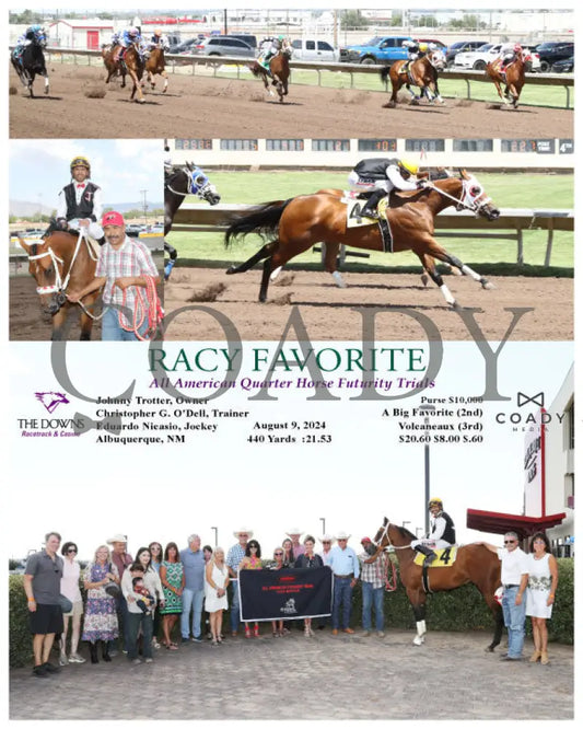 Racy Favorite - All American Quarter Horse Futurity Trials 08-09-24 R06 Alb Downs At Albuquerque