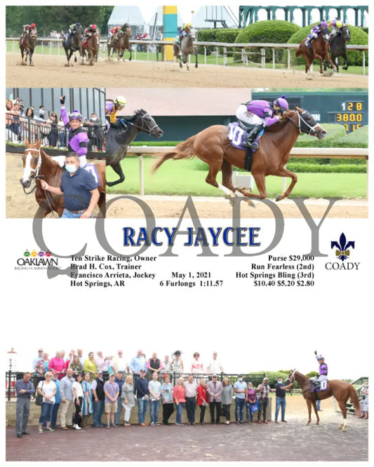 Racy Jaycee - 05-01-21 R01 Op Oaklawn Park