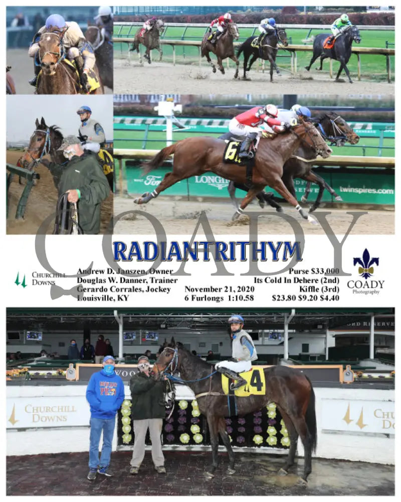 Radiantrithym - 11-21-20 R07 Cd Churchill Downs