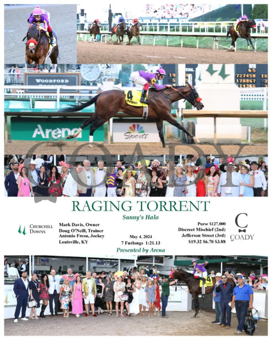 Raging Torrent - Sunny’s Halo 05-04-24 R13 Cd Churchill Downs