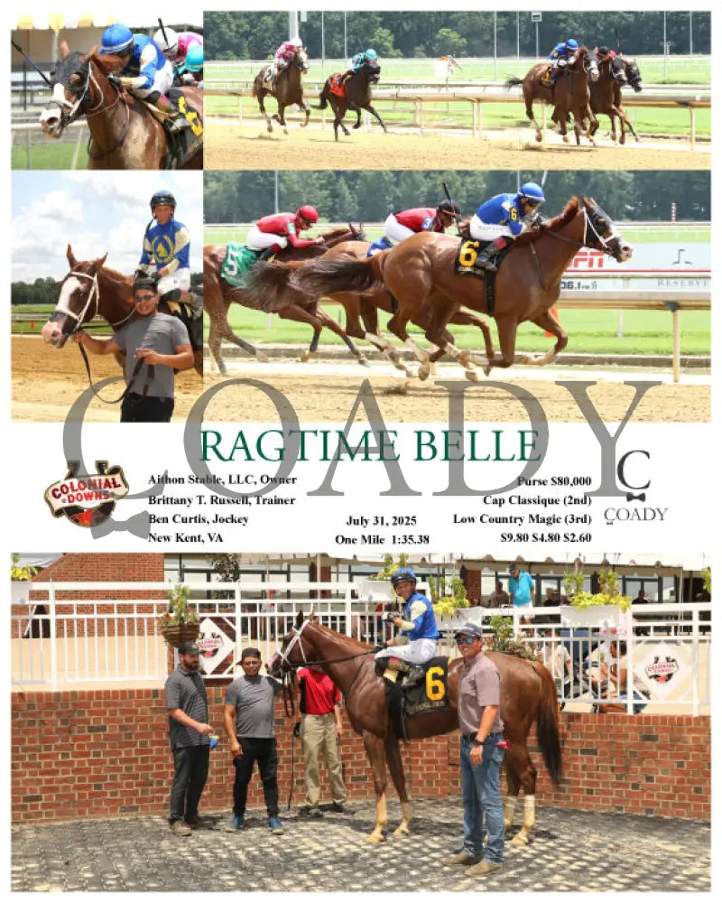 RAGTIME BELLE - 07-31-25 - R02 - CNL Colonial Downs