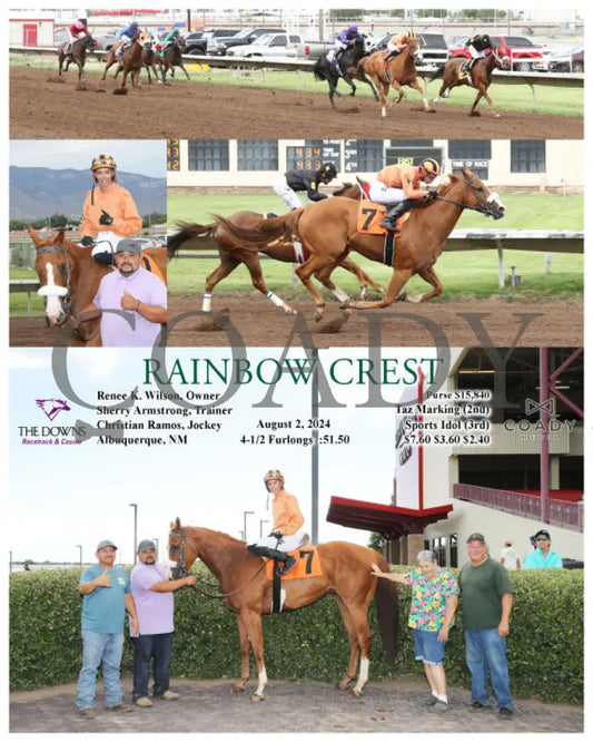 Rainbow Crest - 08-02-24 R10 Alb Downs At Albuquerque