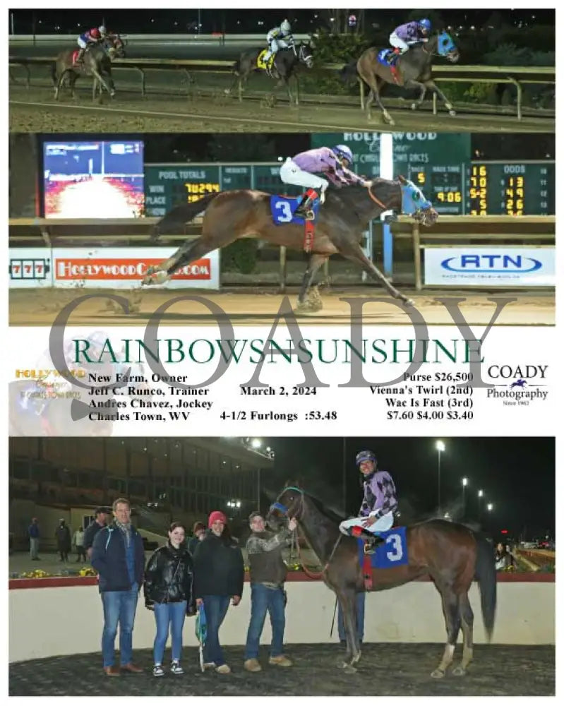 Rainbowsnsunshine - 03-02-24 R05 Ct Hollywood Casino At Charles Town Races