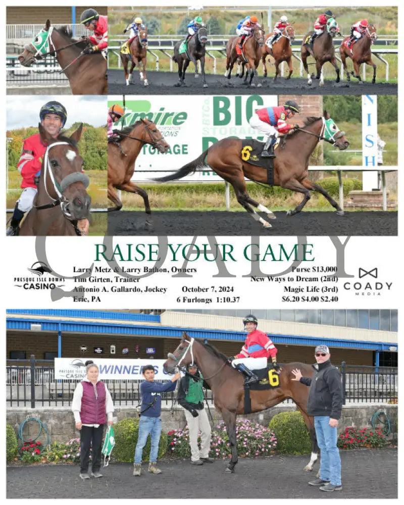 Raise Your Game - 10-07-24 R01 Pid Presque Isle Downs