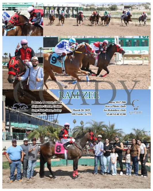 RAM ZEE - 03-20-25 - R02 - TUP Turf Paradise