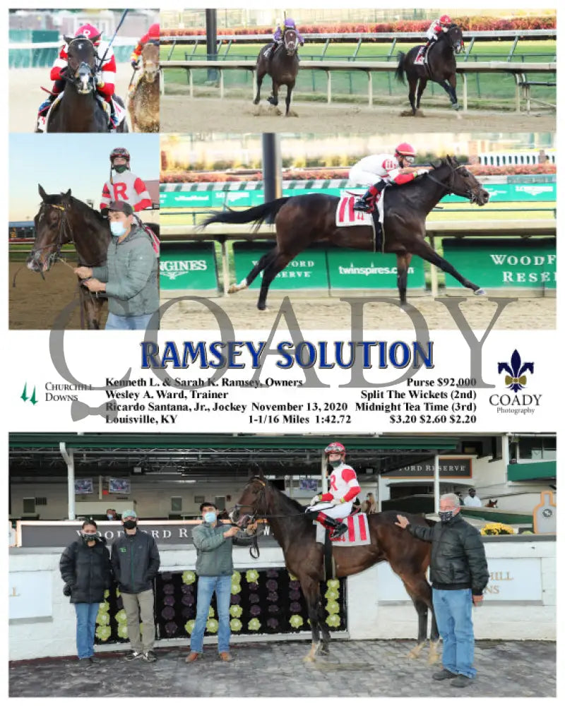 Ramsey Solution - 11-13-20 R09 Cd Churchill Downs