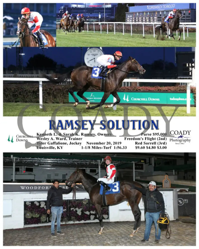 Ramsey Solution - 11-20-19 R10 Cd Churchill Downs